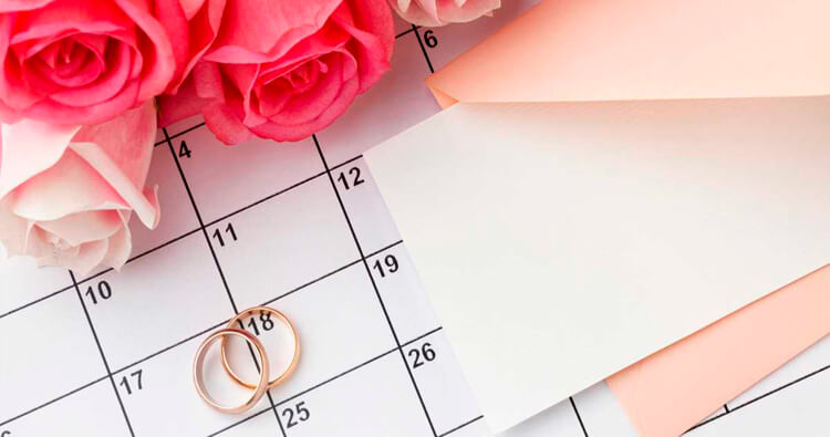 Como escolher a data de seu casamento