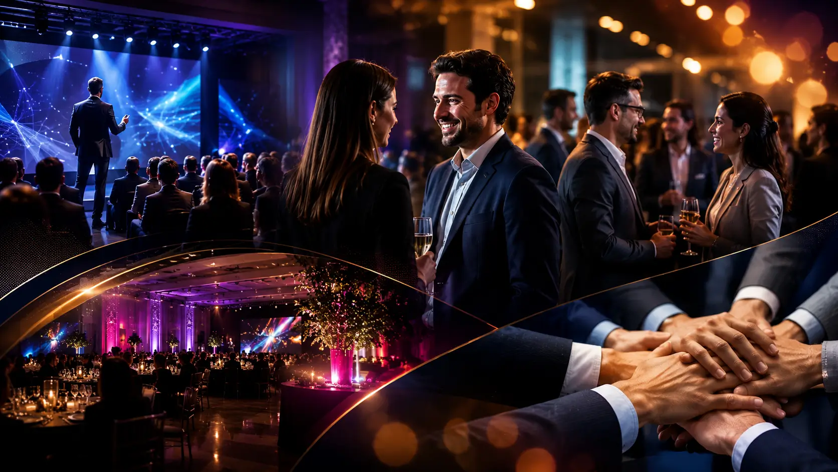 Evento corporativo de sucesso